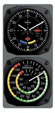 Brand New Trintec Classic VOR/Airspeed Clock & Thermometer Combination picture