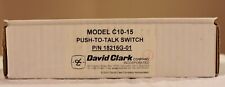 David Clark Model C10-15 Push To Talk Switch P/N 18216G-01 picture