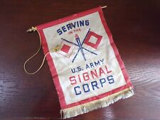 Vintage Military - Serving in the US ARMY Signal Corps - Banner picture