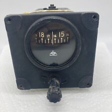 Vintage Cessna DIRECTIONAL GYRO INDICATOR 23-600 - 1970's Aircraft - STEAMPUNK picture
