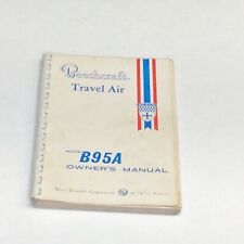 Beechcraft B95A Travel Air Owner's Manual & Supplement 1972 Original picture