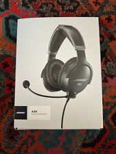 Bose A30 ANR Aviation Headset w/Bluetooth, GA dual plugs picture