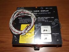 B&D Instruments Cabin Display 2700-40080800BCDF Altitude True Airspeed Temp Time picture