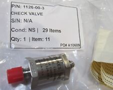 NEW PIPER 1126-00-3 AIRPLANE PART- CHECK VALVE picture