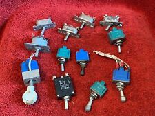 MICRO SWITCH AIRCRAFT TOGGLE SWITCHES LOT OF 12 picture