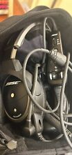 Bose A20 Aviation Headset with Bluetooth and Dual Plug Cable - Black With Bag picture
