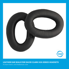 Leather Ear Seals for David Clark H10-13.4 | Fits All H10-Series headsets picture