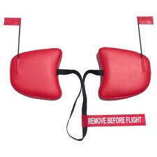 Cessna 172M Cowl Plugs w/ RBF Streamer (Color: Red) picture