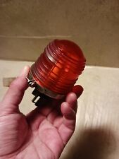 ~VINTAGE Cessna RED LIGHT With GLASS GLOBE LENS Airplane Aircraft PART~ picture