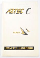 Vintage/Original 1966 - 753 665 Piper Aztec C Piper Aircraft Owner's Handbook picture