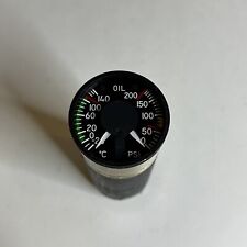 Ragen 83-183-1 Oil Temp & Pressure Indicator Beech 130-380045-7 picture