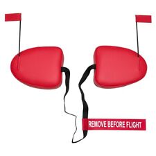 Beechcraft Musketeer 23 Cowl Plugs w/ RBF Streamer (Color: Red) picture