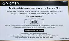 Garmin Aviation GPS ALL Databases Update Certificate G1000 G500 750 GTN GNS Aera picture