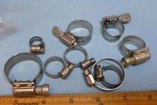 Lot of 9 USA, MISC. WORM CLAMPS 1/2
