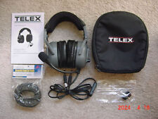 Telex Echelon 25XT Aviation Pilot Headset, New Mic/Earseals, Case picture
