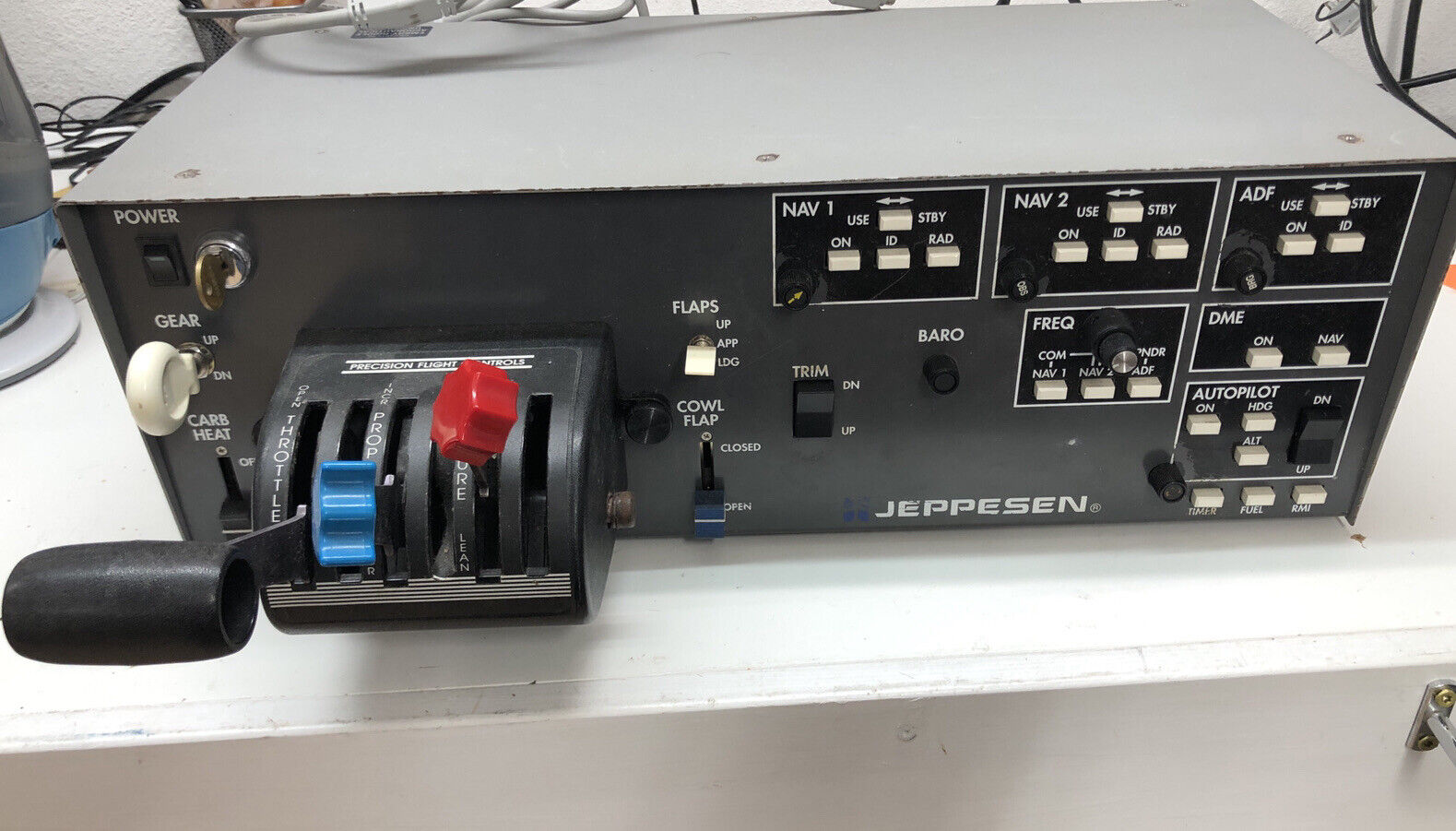 Jeppesen Advanced Flight Simulator Controls FS-200 AC ‘FAA APPROVED’ PCATD seal