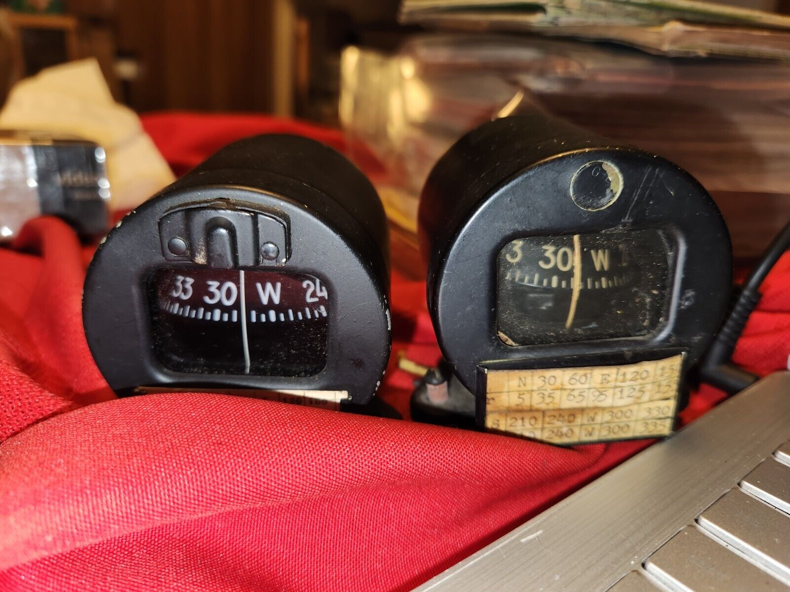 Pair of Airpath? Pilots Magnetic Compass