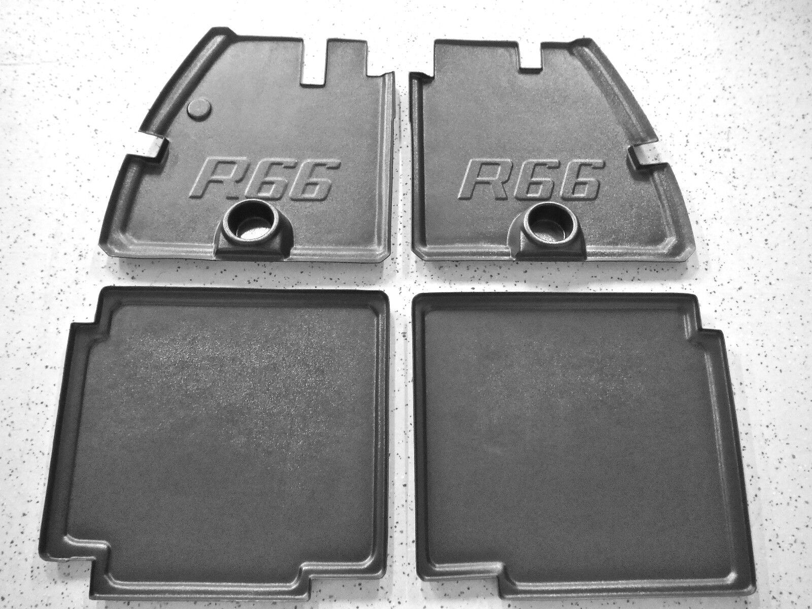 NEW Robinson R66 Helicopter floor mats trays pans part with cup holders set of 4