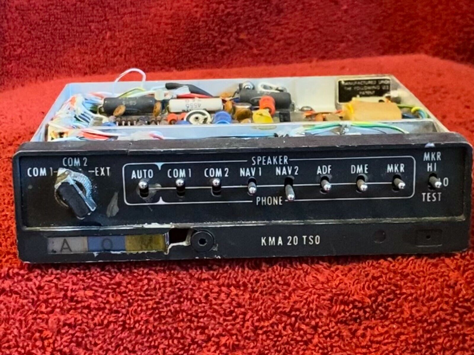 KING KMA 20 MARKER BEACON RECEIVER AND ISOLATION AMPLIFIER P/N 066-1024-03 CORE