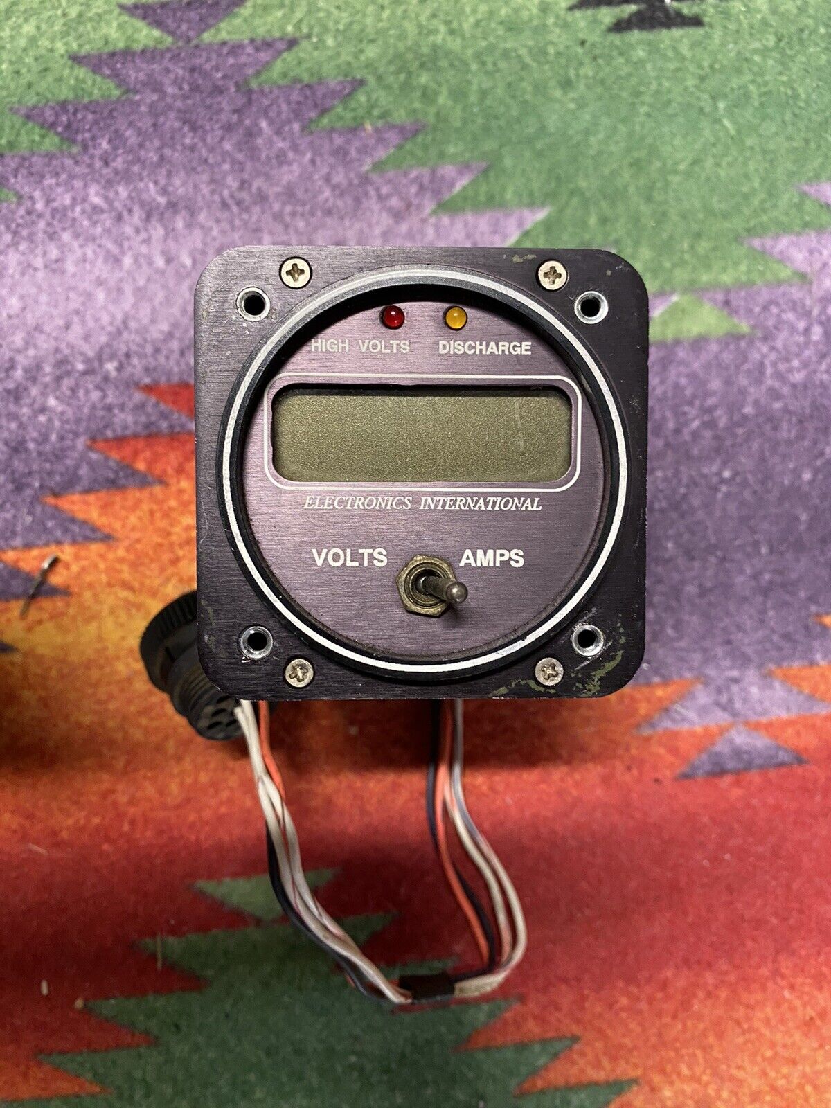Electronics International Inc. VA-1A-50 Volt/Ammeter With Built In Shunt.