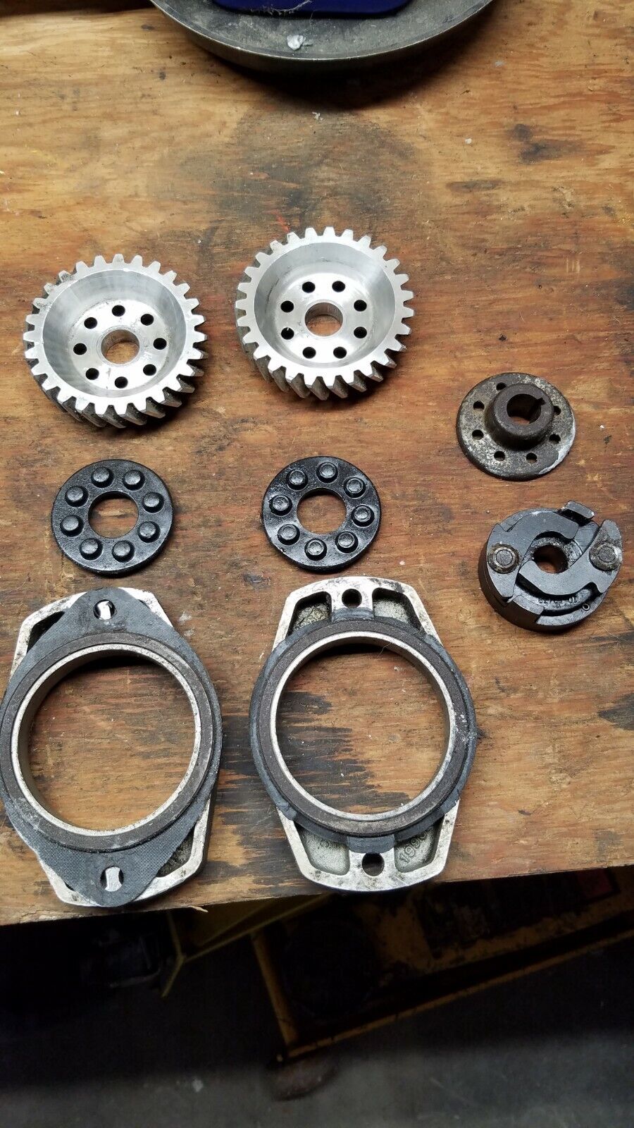 Franklin Engine Magneto Gears/adapters/impulse coupling,complete
