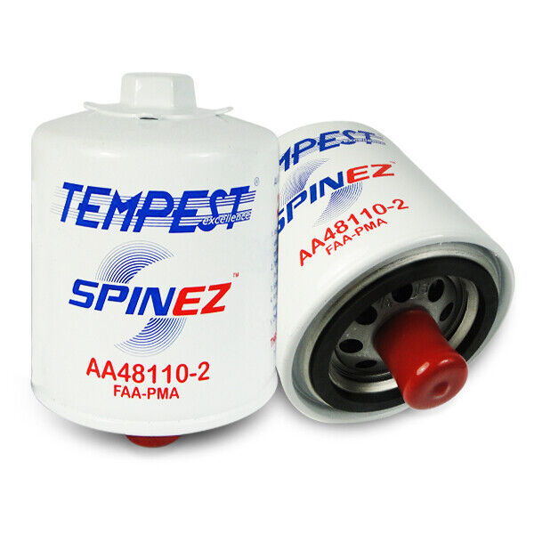 Tempest Aircraft Oil Filter - AA48110-2 SPIN EZ - Aviation Spin-On Oil Filter