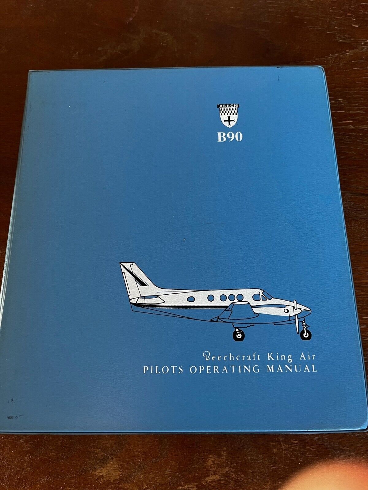 Beechcraft King Air B90 Aircraft Pilot Operating Manual 1967