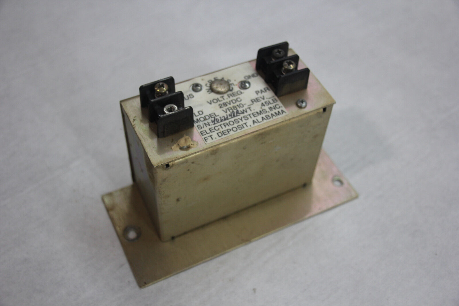 Electrosystems Voltage Regulator VR810