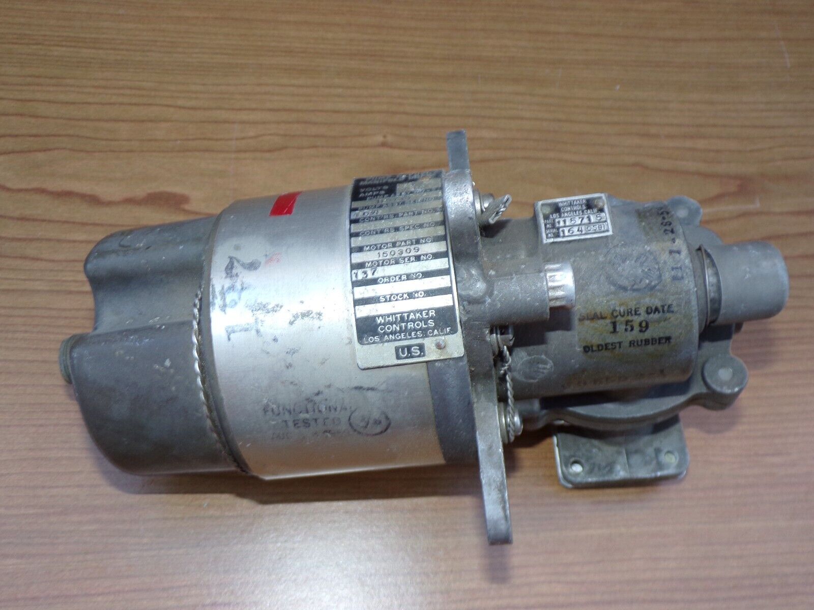 Whittaker Controls Refuel Manifold Pump Drain 115715