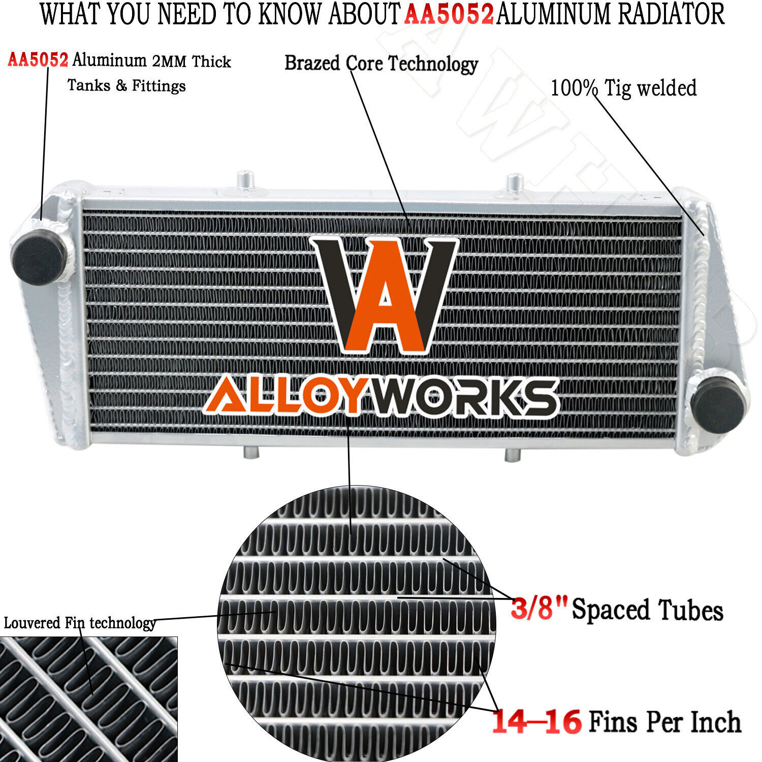 2 Row Aluminum Radiator Fit Ultralight Rotax 912i, 912, 914 UL 4-Stroke Engine