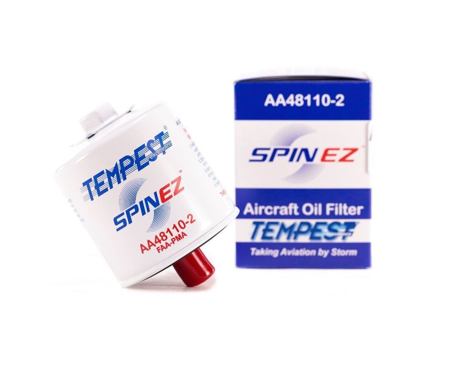 Tempest Aircraft Oil Filter - AA48110-2 SPIN EZ-Aviation Spin-On Oil Filter- NEW