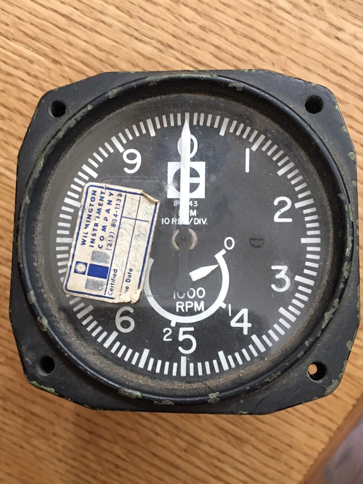 Vintage General Electric Indicator Electric Tachometer 1978
