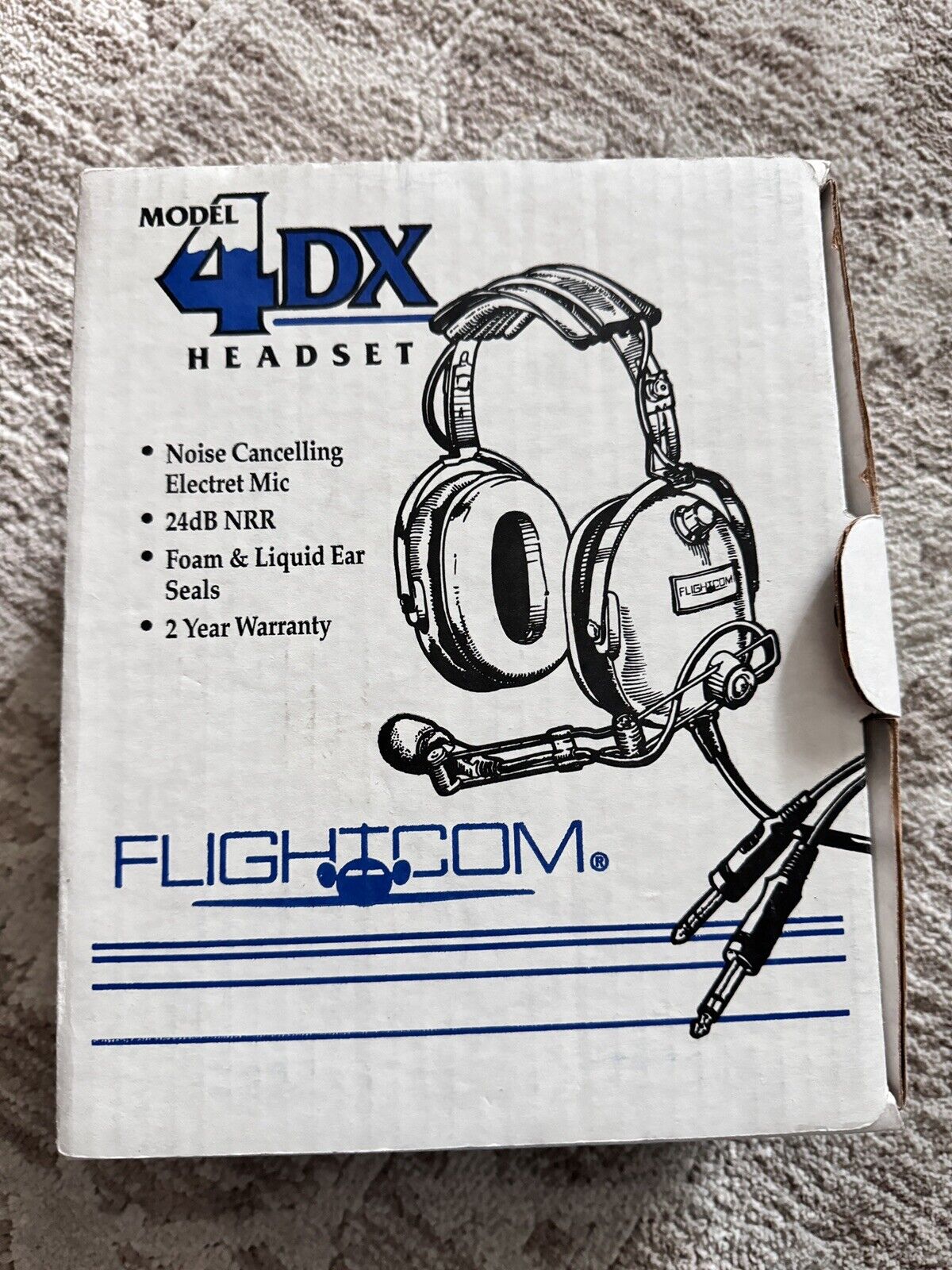 Flightcom Classic 4DX Aviation Headset
