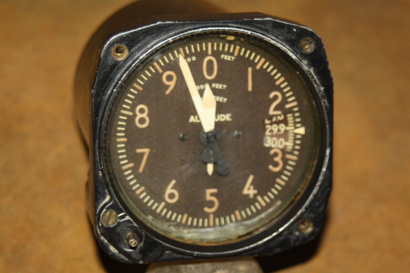 Vintage Kollsman Instruments Altitude Indicator - Altimeter - P/N 88-A-340