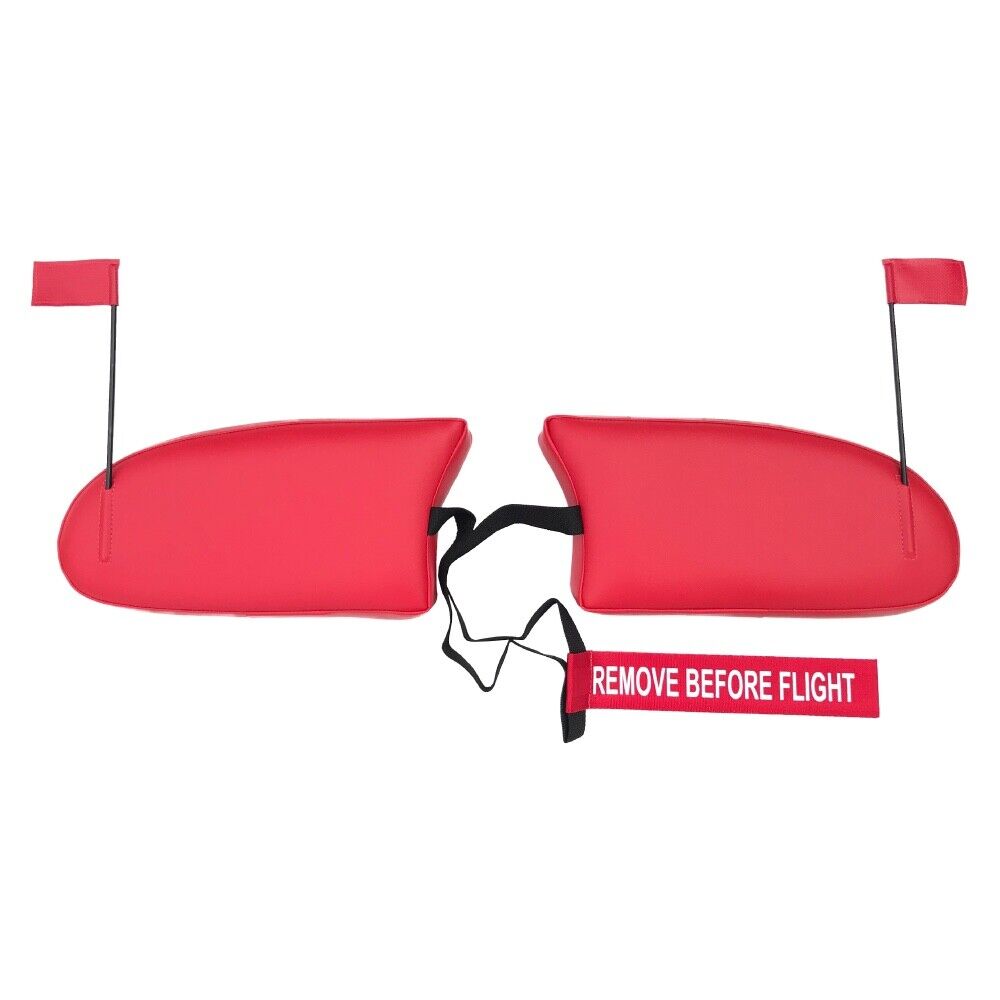 Cessna 150G Cowl Plugs w/ RBF Streamer (Color: Red)