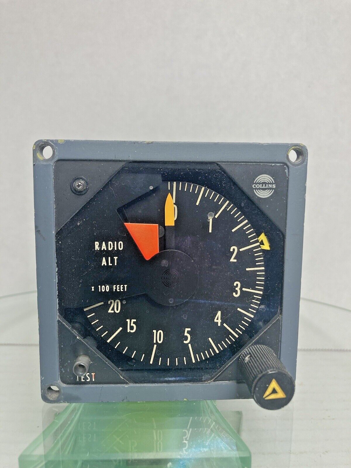 Collin’s Indicator Radio Altimeter Aviation Instrument Part Number 622-0171-002