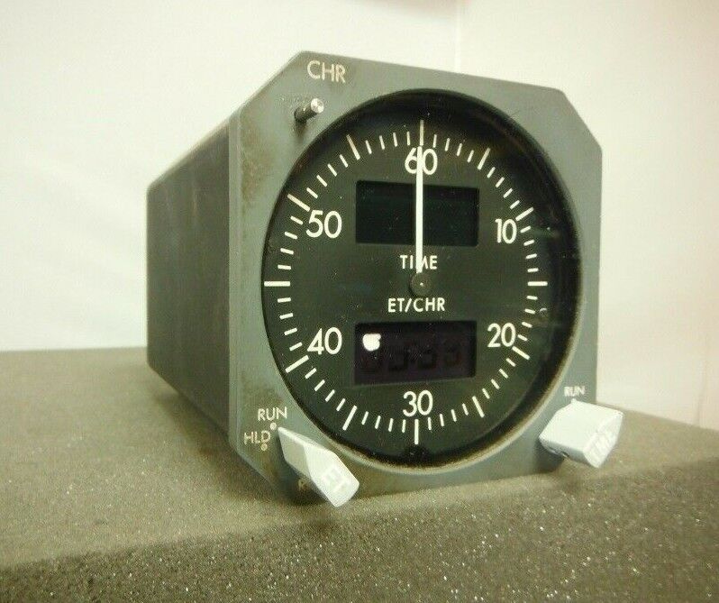 Boeing 737CL Smiths IndS., Digital Chronometer/Clock  As-Removed, P/N-2600-03-1