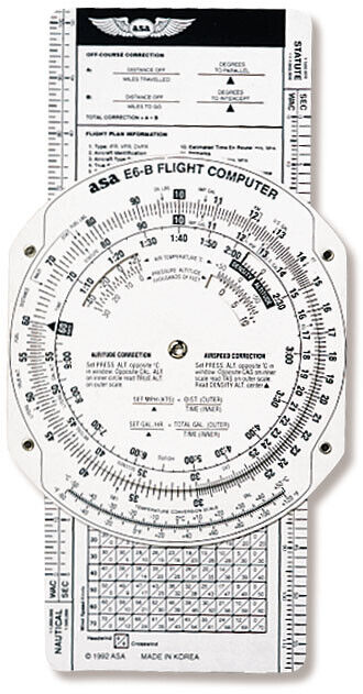 ASA-E6B-P Paper Flight Computer 