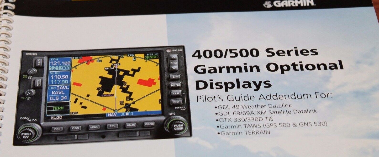Garmin 400/500 Series Display Interfaces Pilot's Guide Addendum