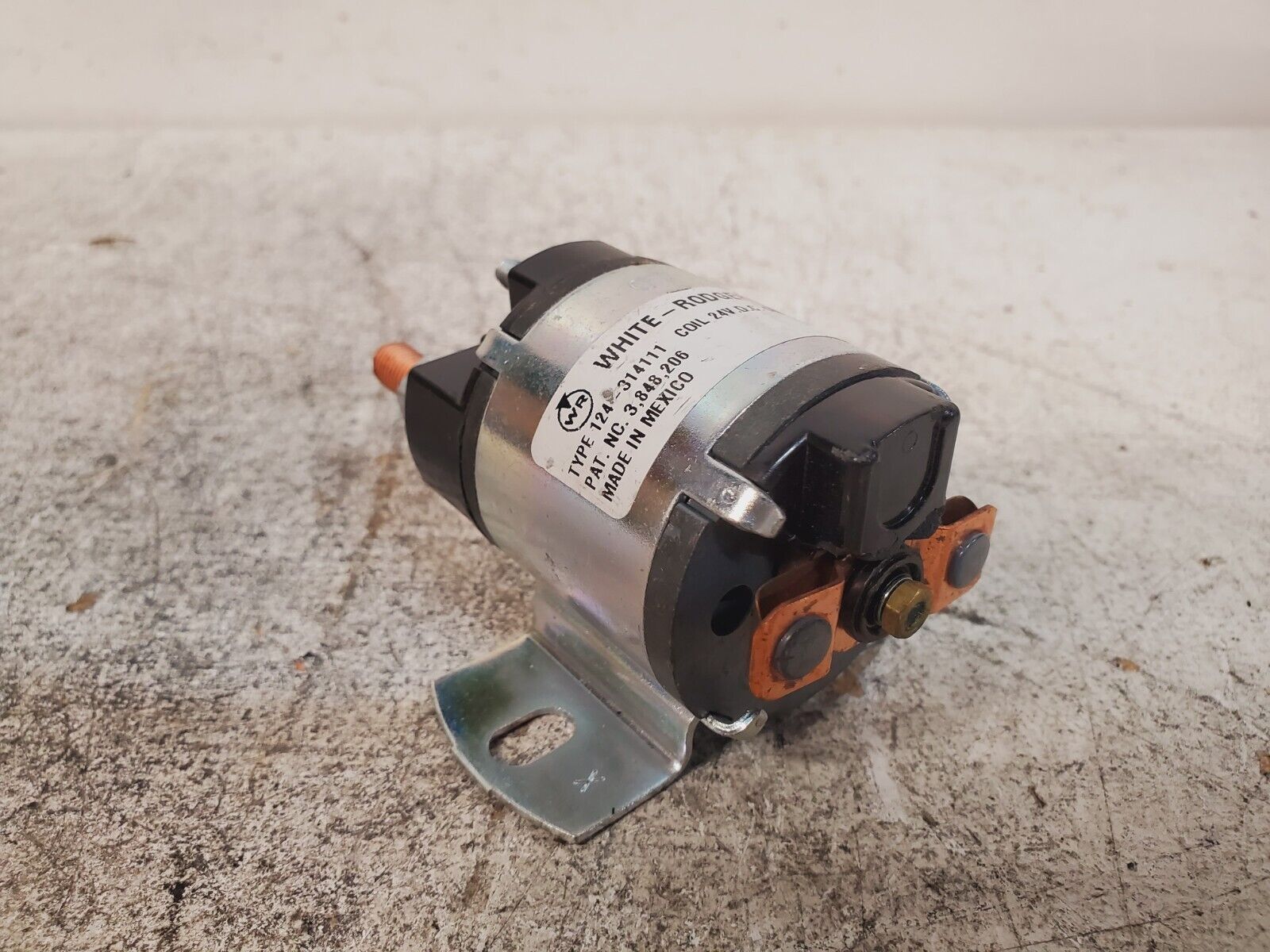 White Rodgers Solenoid 124-314111 Coil 24V.D.C | NC 3,848,206