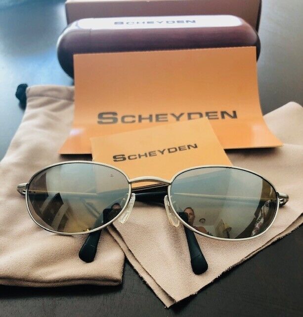 Scheyden Sunglasses AVALON LG Made in Japan Titanium Gray Lens New