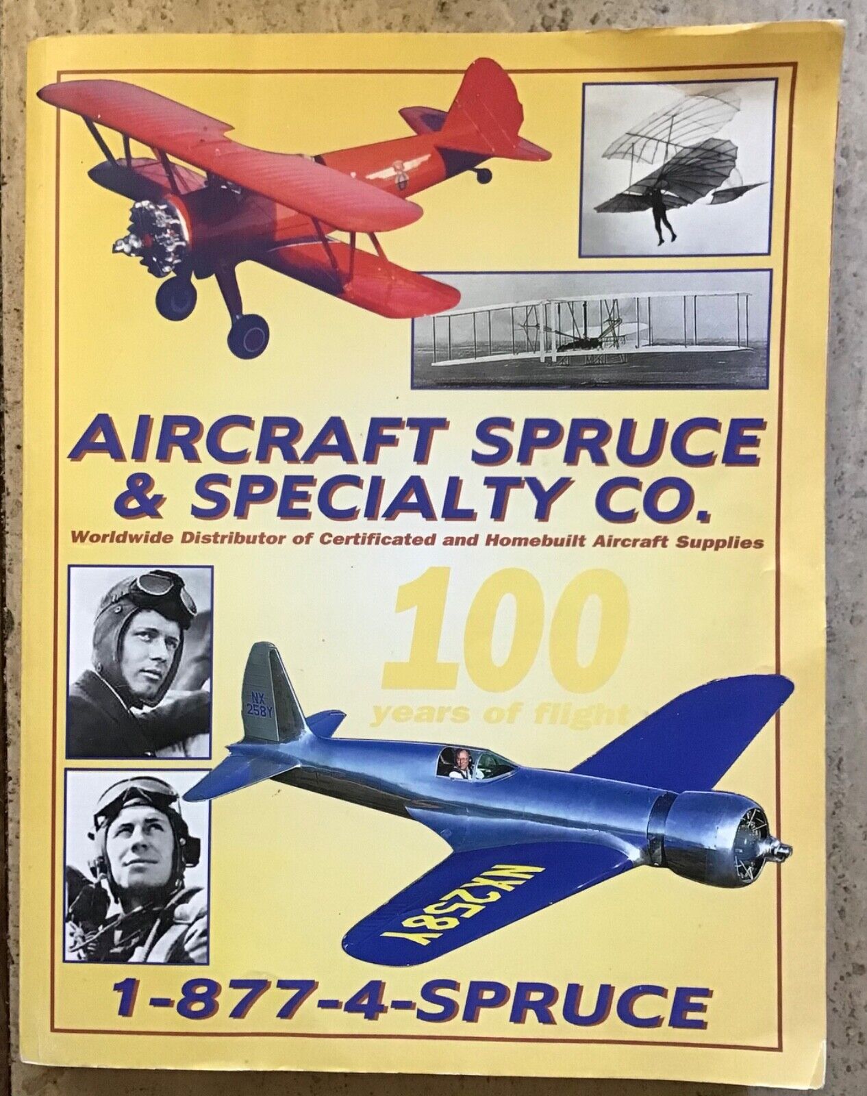 VINTAGE AIRCRAFT SPRUCE & SPECIALTY CO MASSIVE 634 PAGE 2003-2004 CATALOG