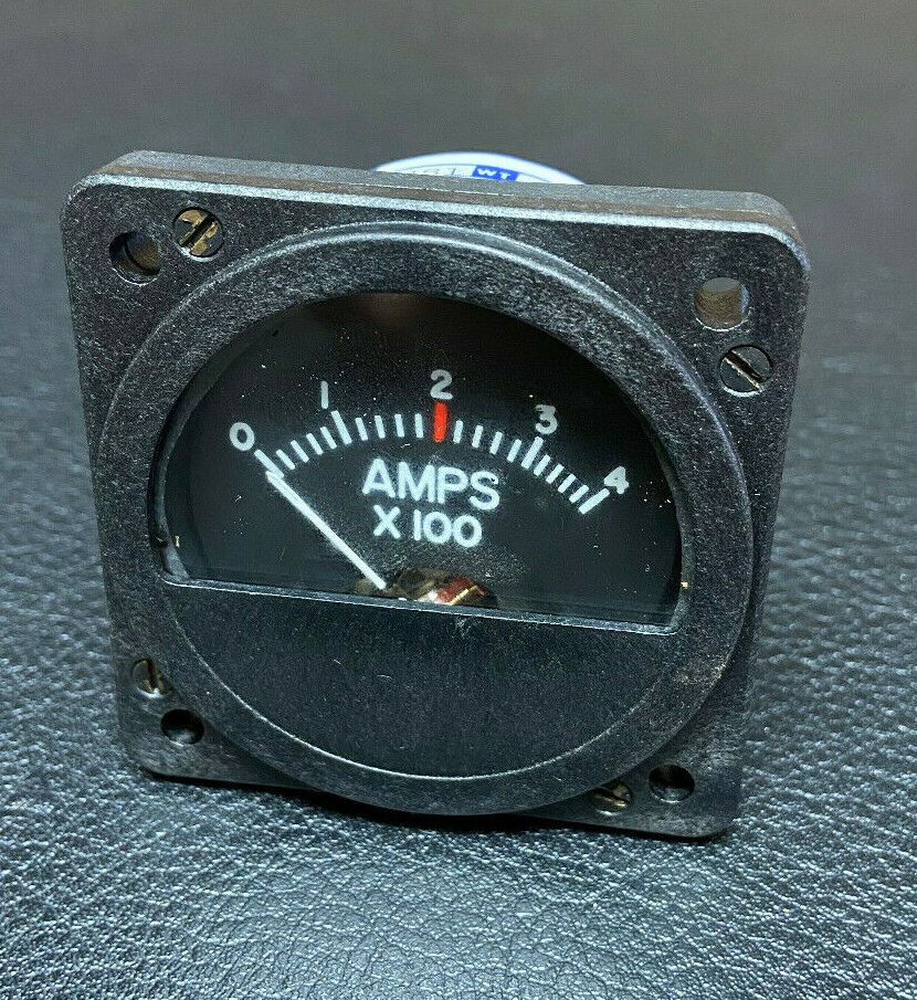 Ammeter, R.C. Allen, PN 12-1101, Made in USA, Aircraft Instrument & Development