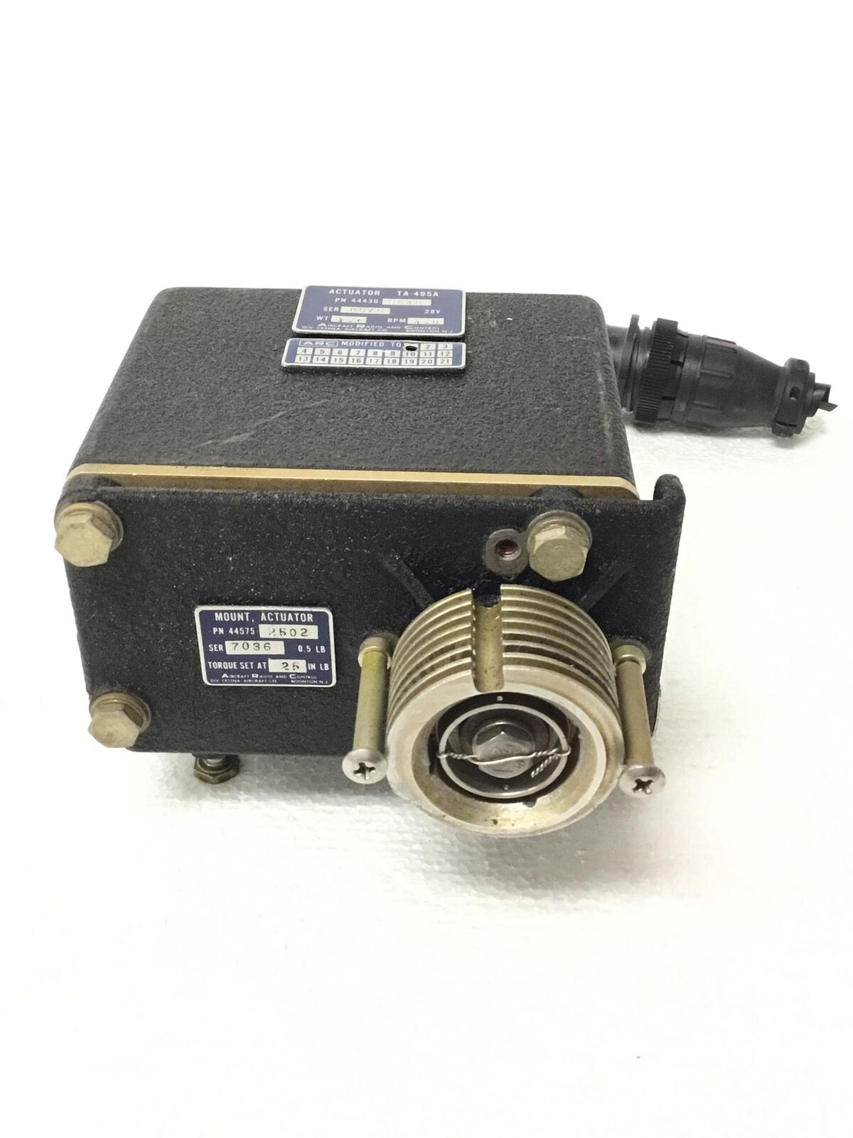 AIRCRAFT Radio Control ACTUATOR TA-495A with Cable WORKING 