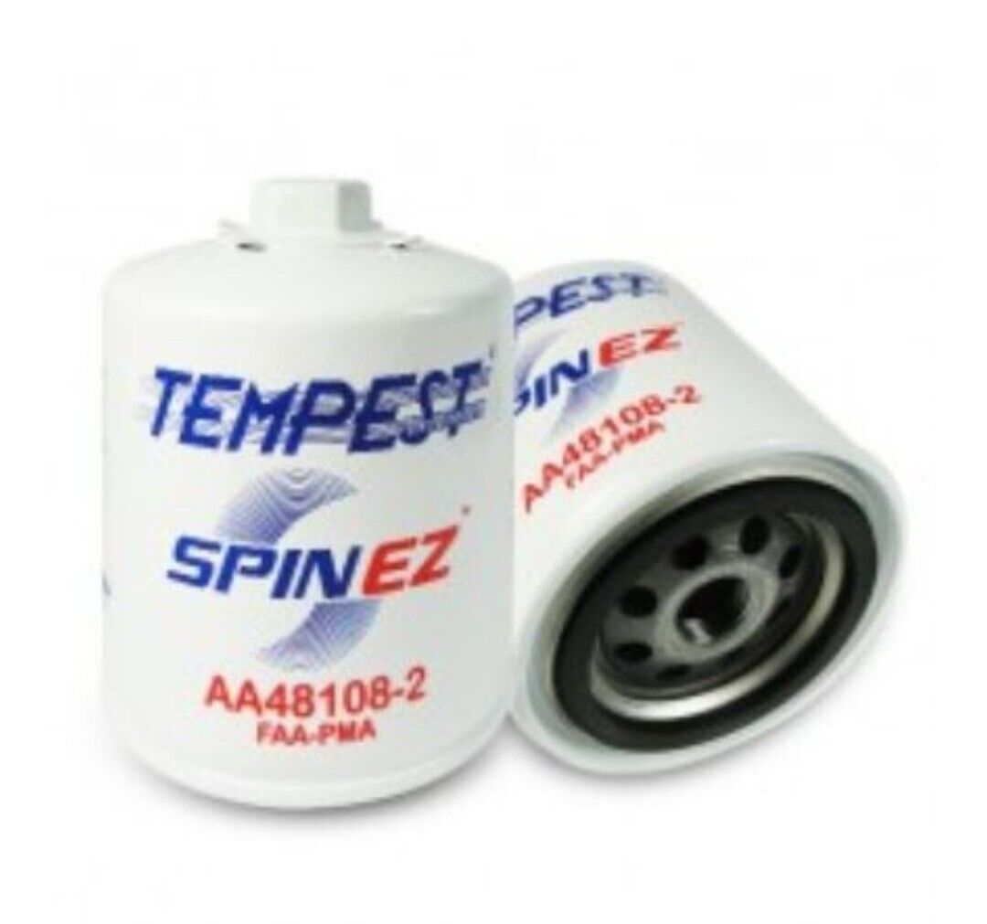 Tempest Aircraft Oil Filter - AA48108-2 SPIN EZ - Aviation Spin-On Oil Filter