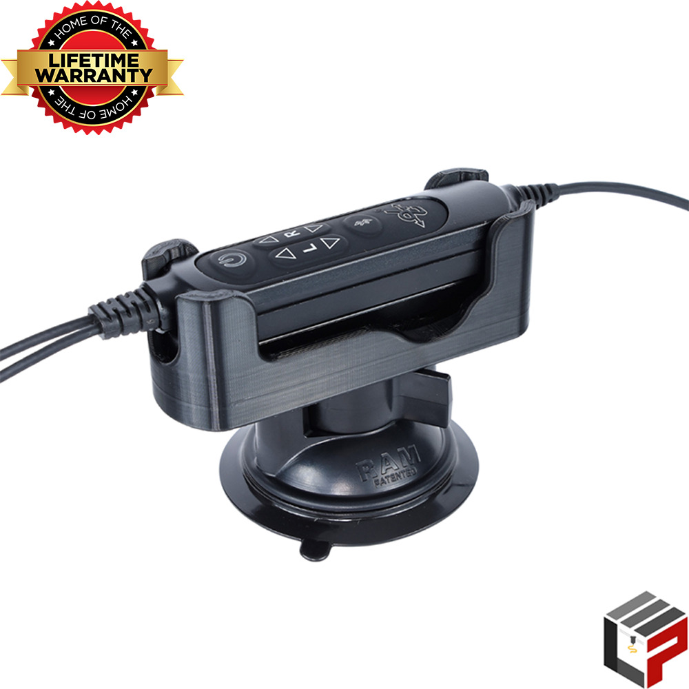 Suction Mount | David Clark One-X Aviation Headset Controller Mount | Clip-In