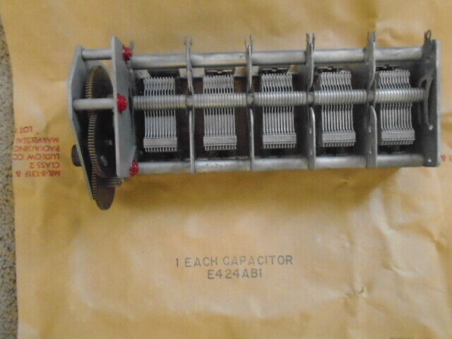 BAE/ RAYTHEON VARIABLE CAPACITOR   E424AB1   NEW SURPLUS FOR VARIOUS AIRCRAFT