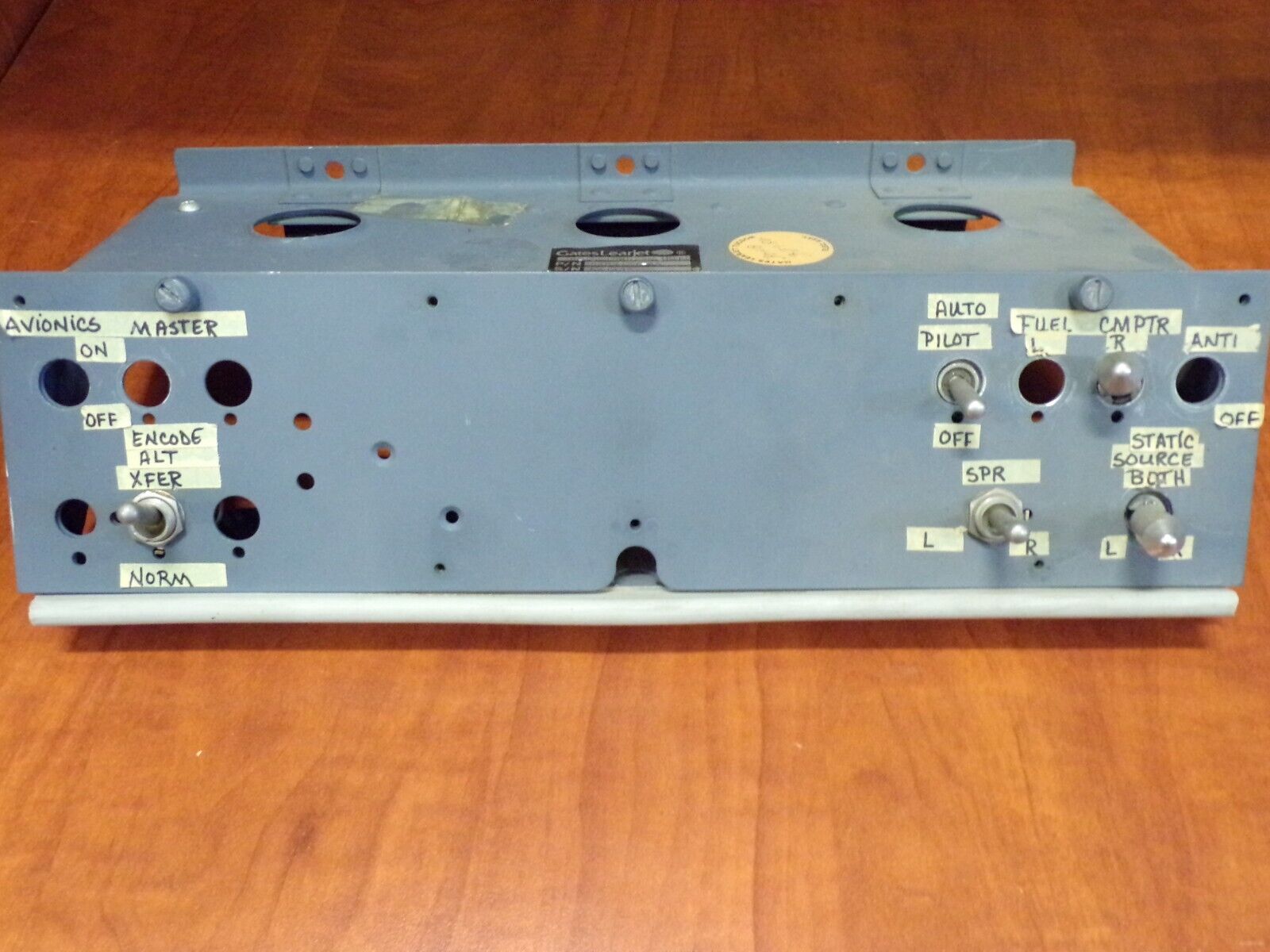 Learjet 54 Toggle Switching Panel 5489121-45