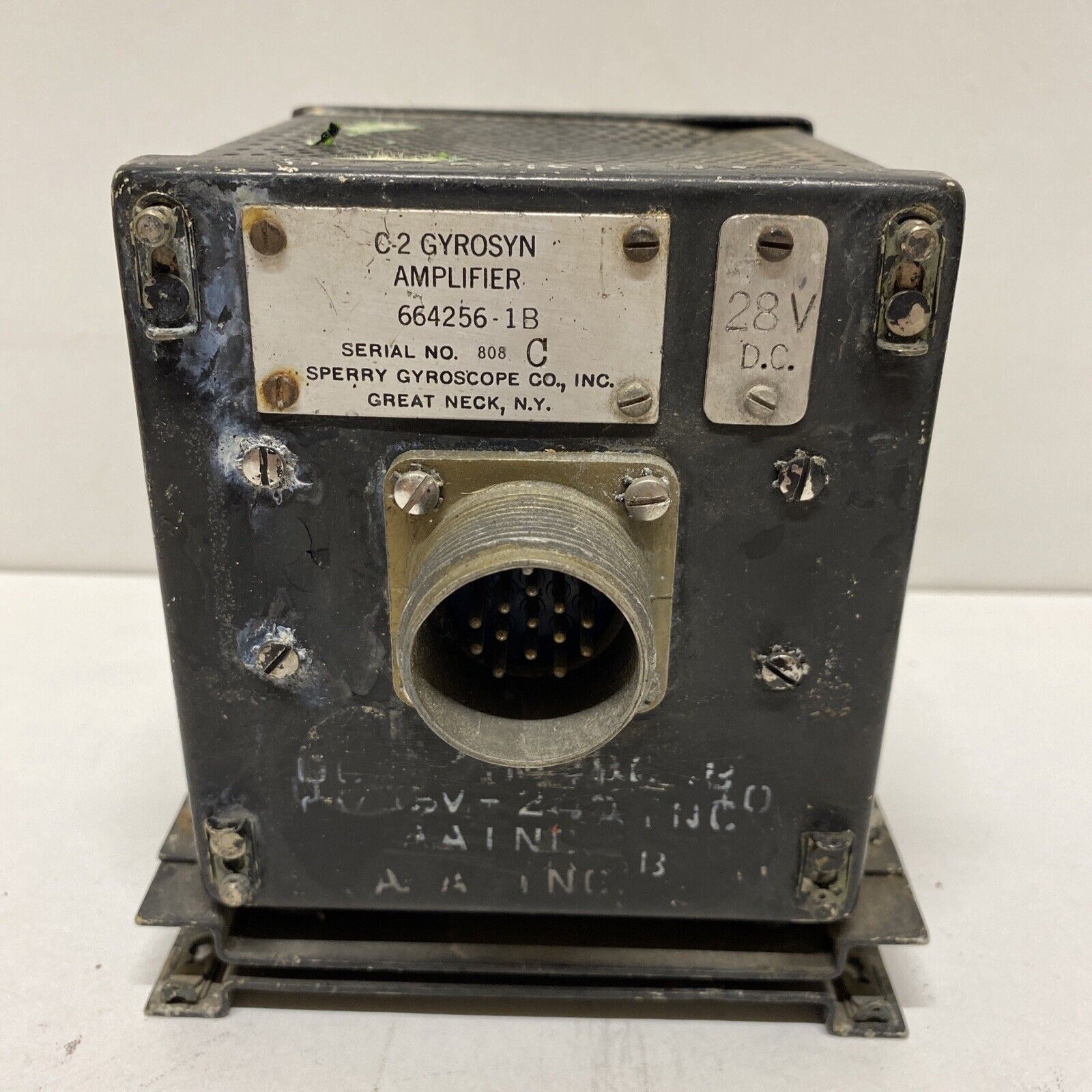 664256-1B C-2 Gyrosyn Amplifier Sperry Gyroscope Co.