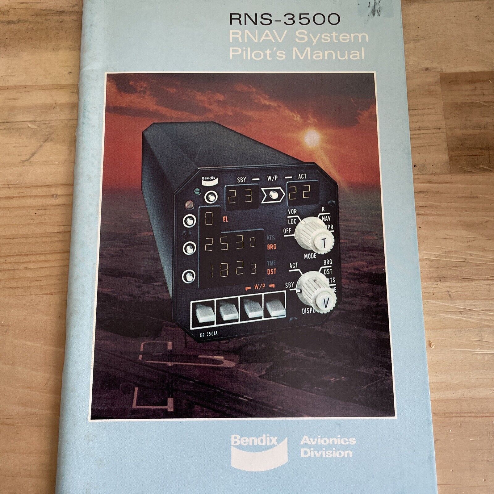Bendix RNS-3500 RNAV System Pilot\'s Manual Guide